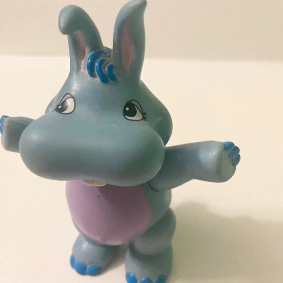 Vintage  1985 Wuzzles Hoppopotamus Poseable 4" Tall Figure - Picture 8 of 12